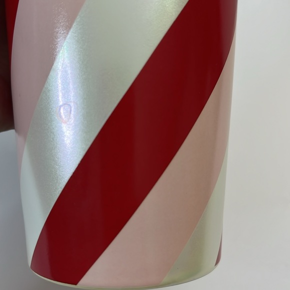 Starbucks Holiday 2022 Ceramic Double Walled Candy Cane Striped Tumbler - Picture 4 of 10